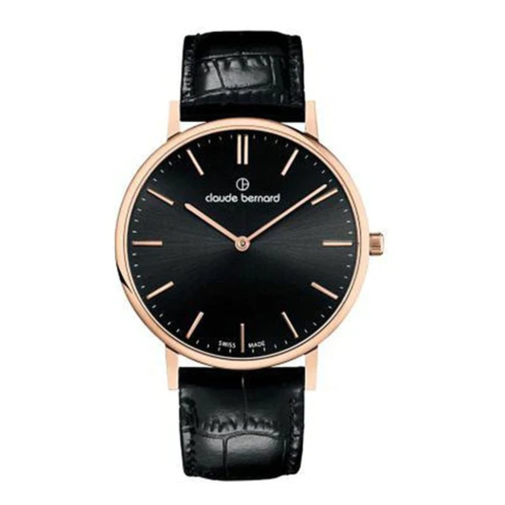 Reloj Claude Bernard SlimLine 2021937RCNIR - Joyería Rometsch