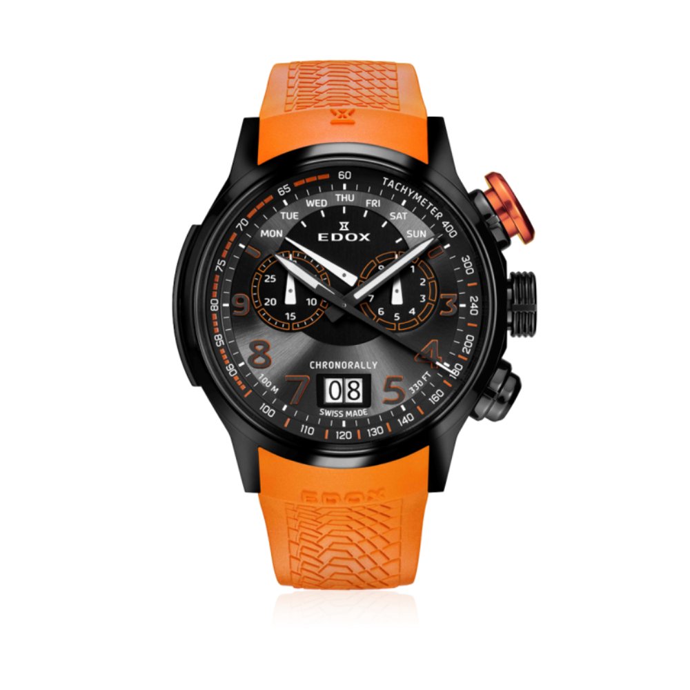 Reloj EDOX Chronorally Chronograph 38001TINNO3NO3 - Joyería Rometsch