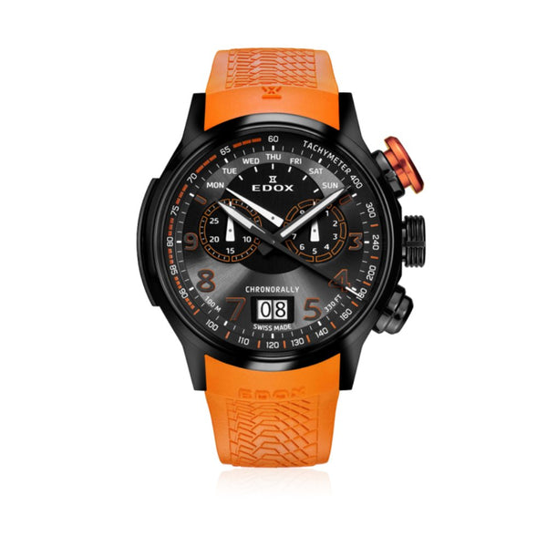 Reloj EDOX Chronorally Chronograph 38001TINNO3NO3 - Joyería Rometsch