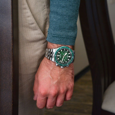 Reloj EDOX Delfin Chronograph 101093VMVIN - Joyería Rometsch