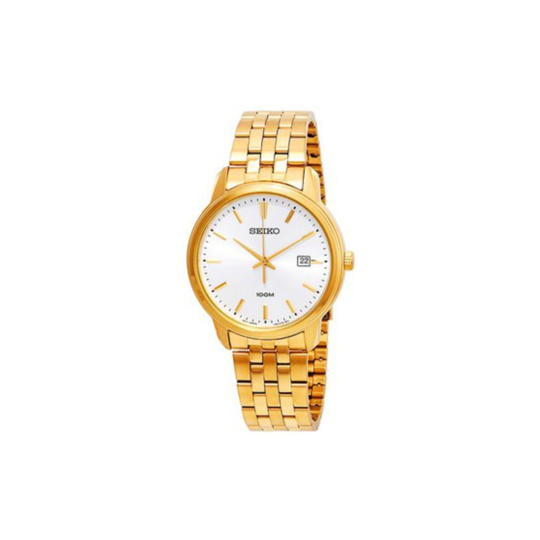 Reloj SEIKO Neo Classic Hombre Dorado SUR264P1 Joyería Rometsch