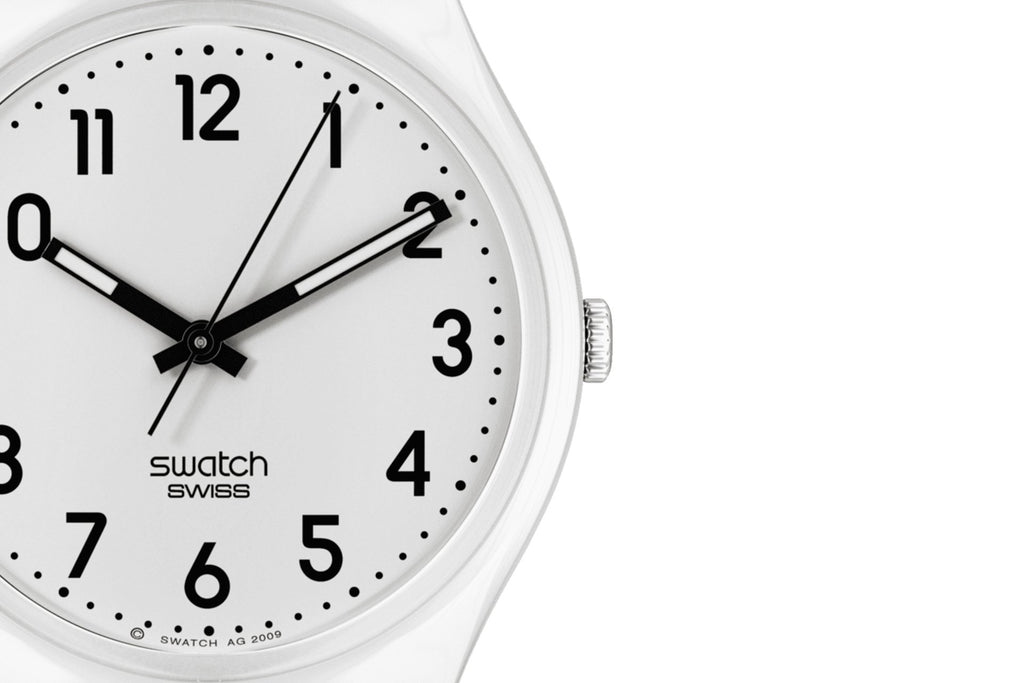 Reloj Swatch JUST WHITE SOFT GW151O - Joyería Rometsch