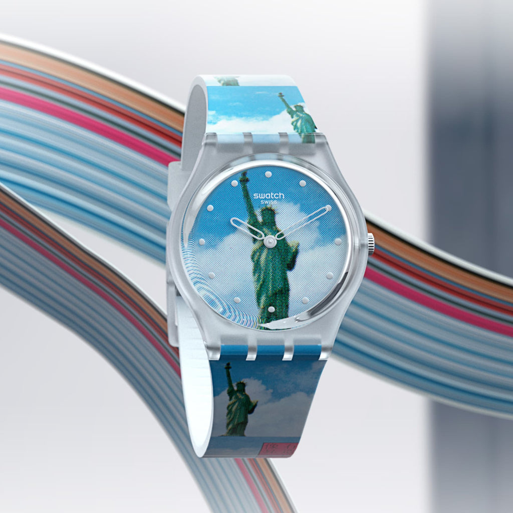 Reloj Swatch NEW YORK BY TADANORI YOKOO, GZ351 - Joyería Rometsch