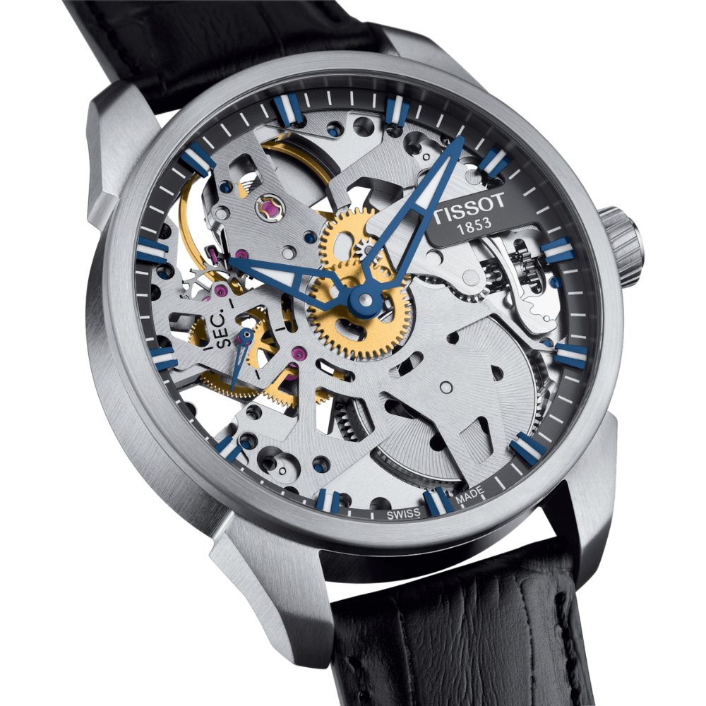 Reloj TISSOT T-Complication Squelette Mechanical T070.405.16.411.00 - Joyería Rometsch