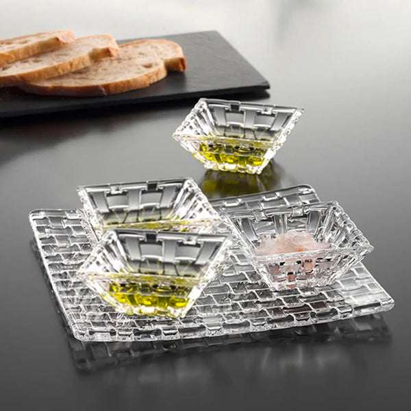 Set NACHTMANN 1 plato Bossa Nova 28cms + 4 pocillos 12cms