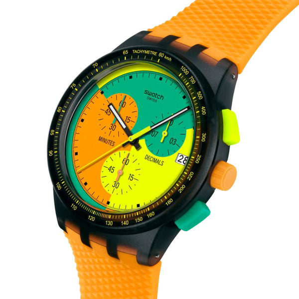 Reloj Swatch Neon Signal Flag SUSB422