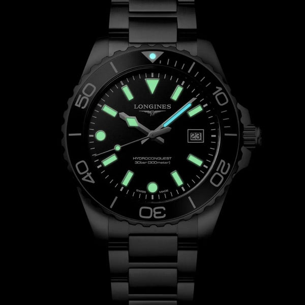 Reloj Longines HydroConquest Negro 42 mm  | L3.769.4.56.6