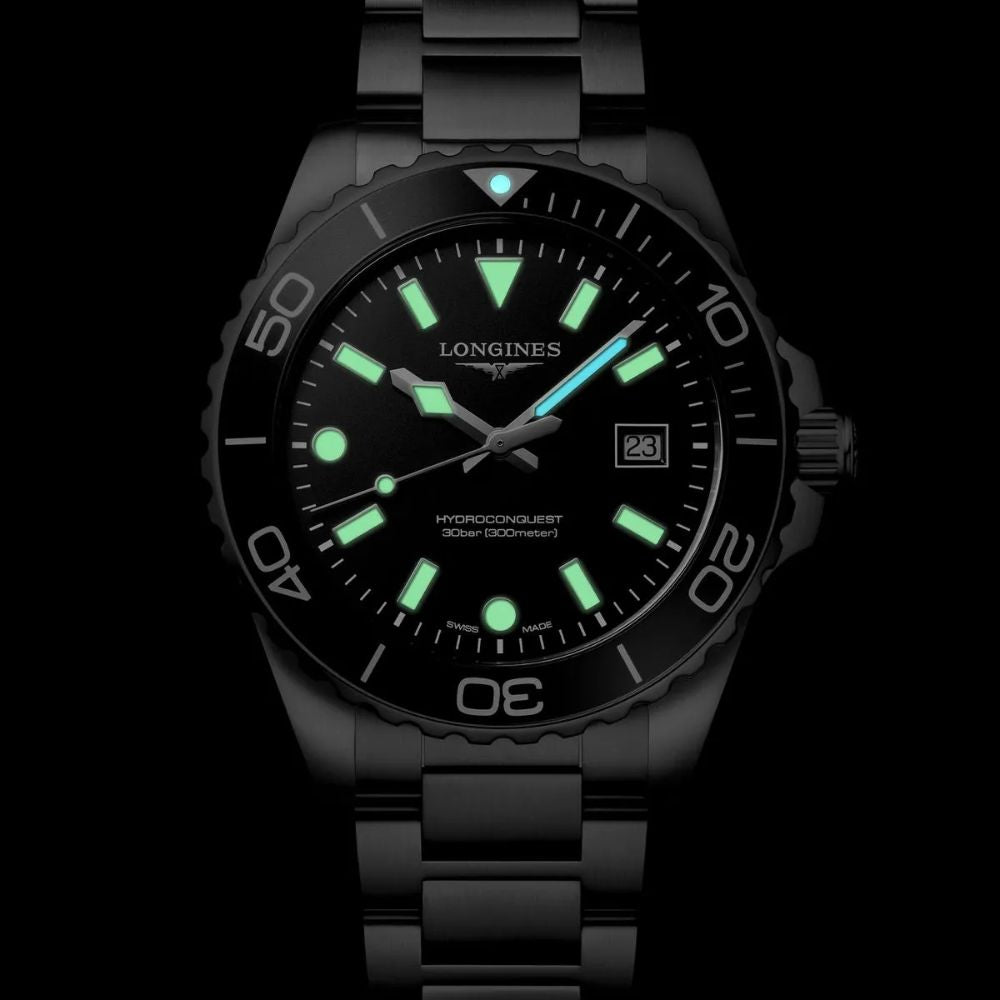 Reloj Longines HydroConquest Negro 42 mm  | L3.769.4.56.6