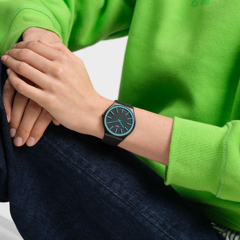 Reloj Swatsch Obsidian Shimmer SO29L101