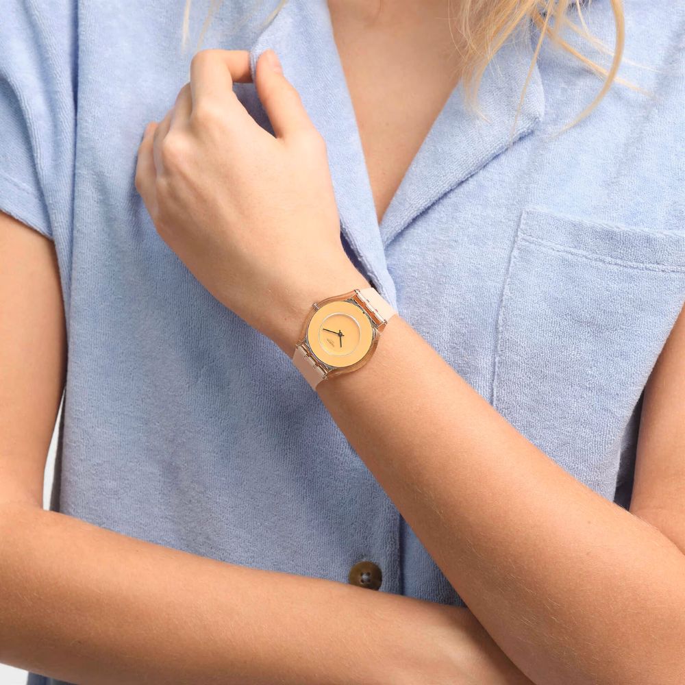 Reloj Swatch Skin Pastelicius Peachy SS08P102