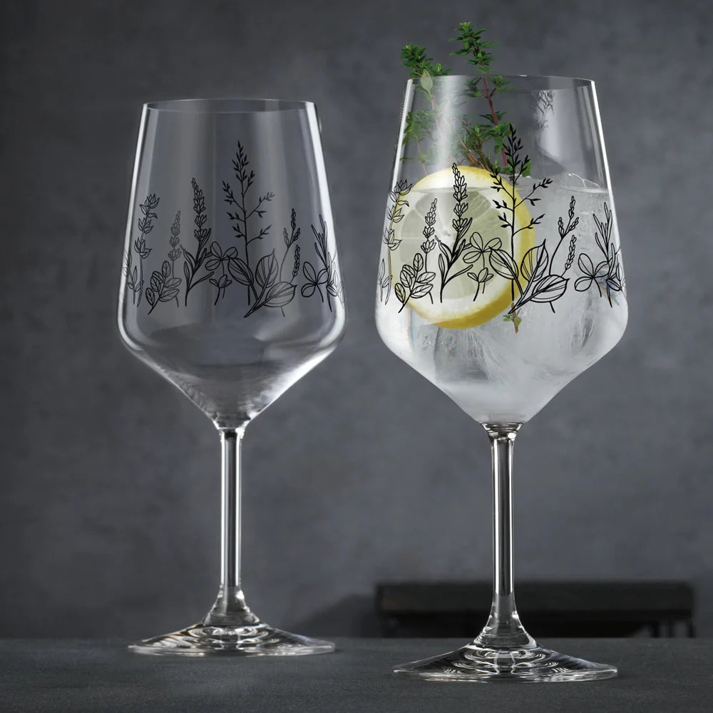 Set NACHTMANN 2 Copas Tattoo Black Vino & Spritz