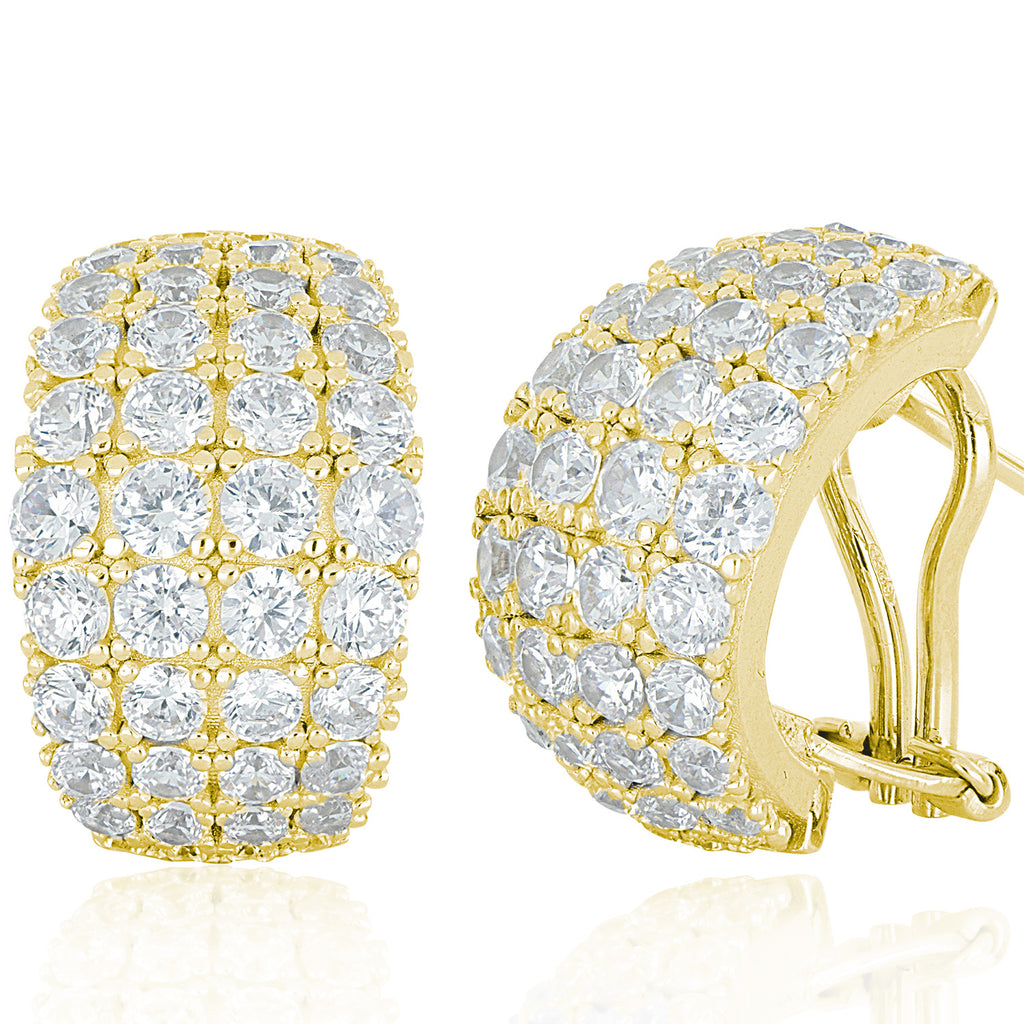 Aros ARTLINEA Plata y Circones Pavé ZOR105BI