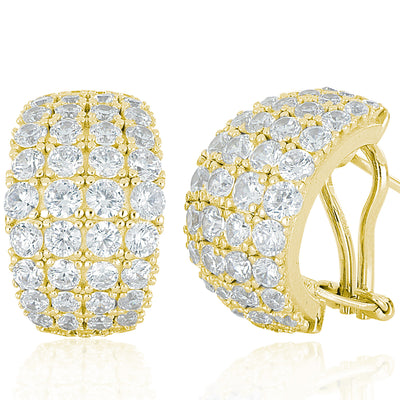 Aros ARTLINEA Plata y Circones Pavé ZOR105BI