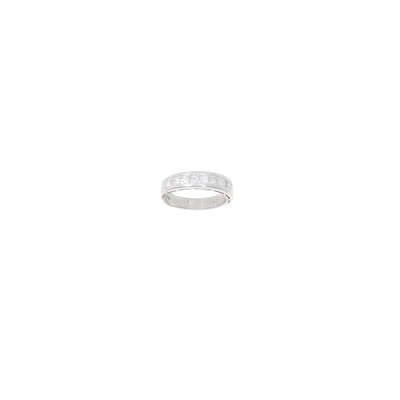 Anillo Oro Blanco 18kt con Diamantes, AN3701