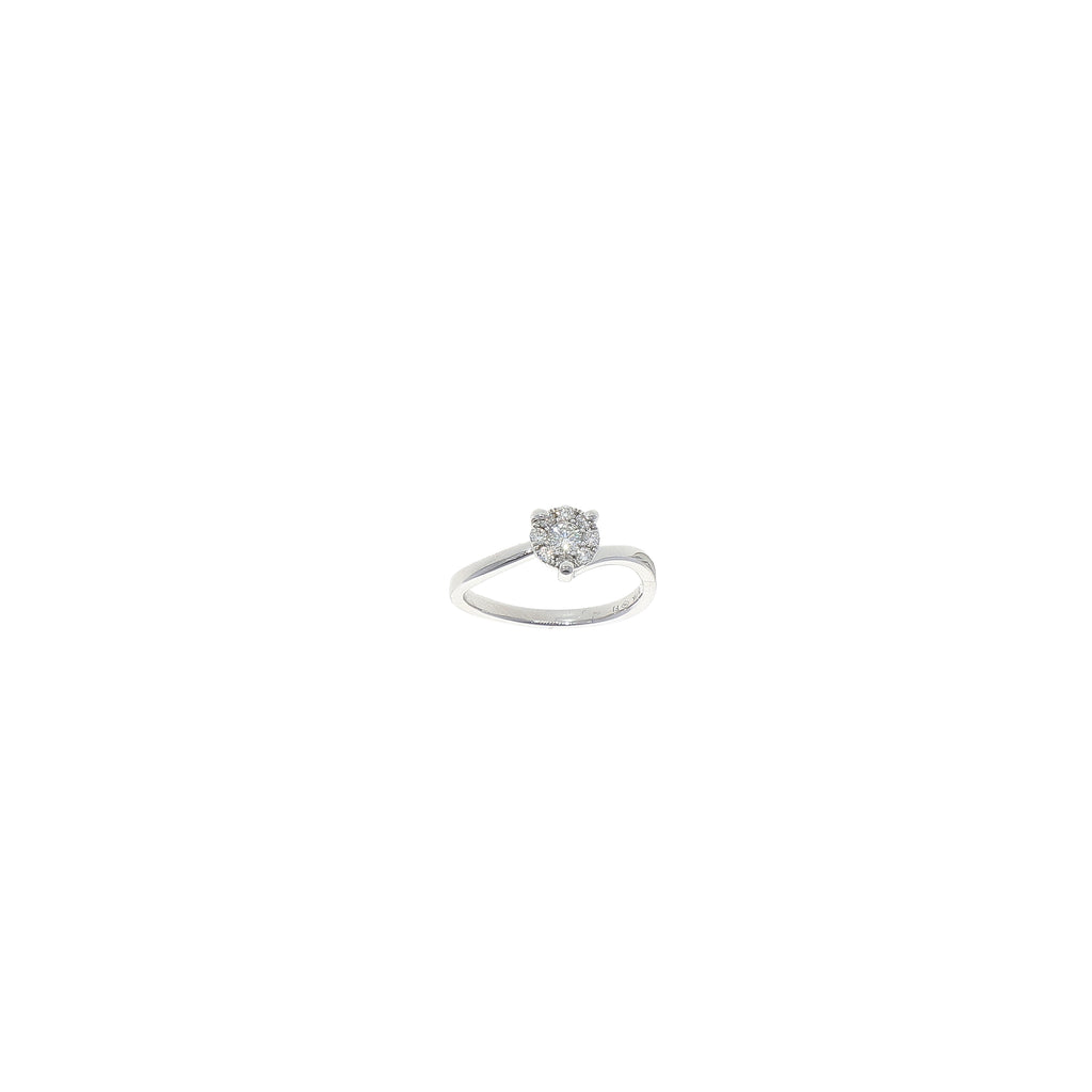 Anillo Oro Blanco con Diamante AN2106018