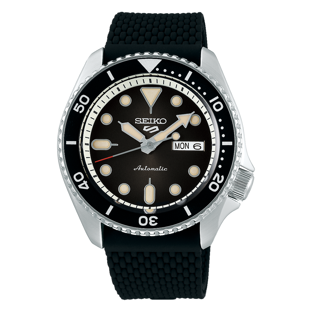 Reloj SEIKO 5 Sport Automatico Negro, SRPD73K2